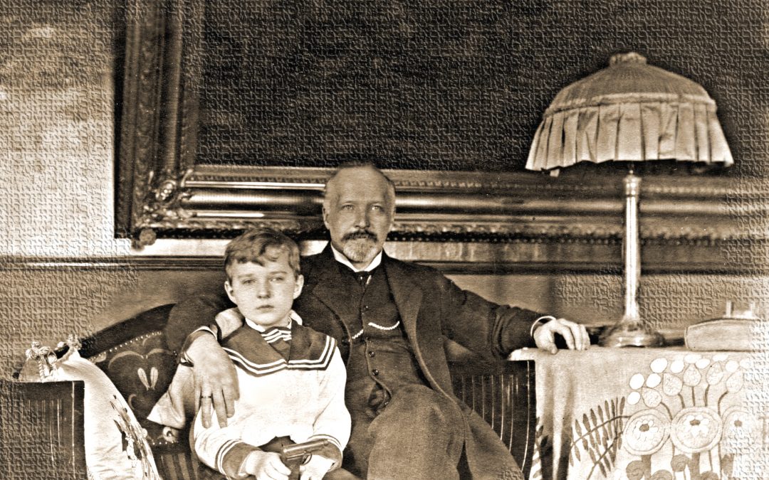 Борис Петрович Юргенсон (старший) 1868-1935 с сыном Петром